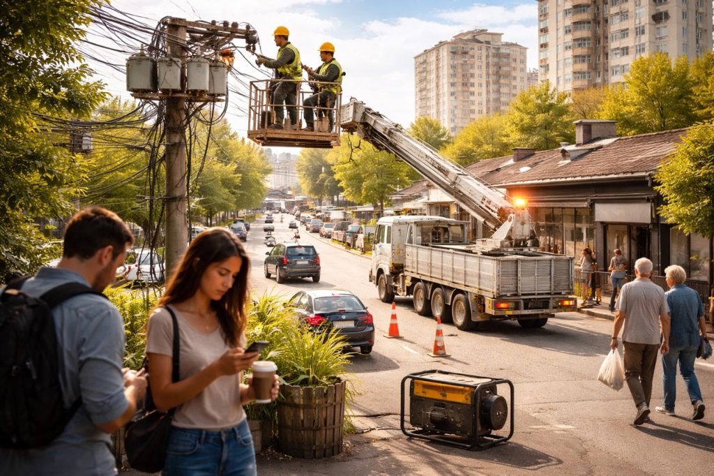 Где и когда не будет света в Кишинёве 17 апреля 2026: какие адреса попали под отключение
