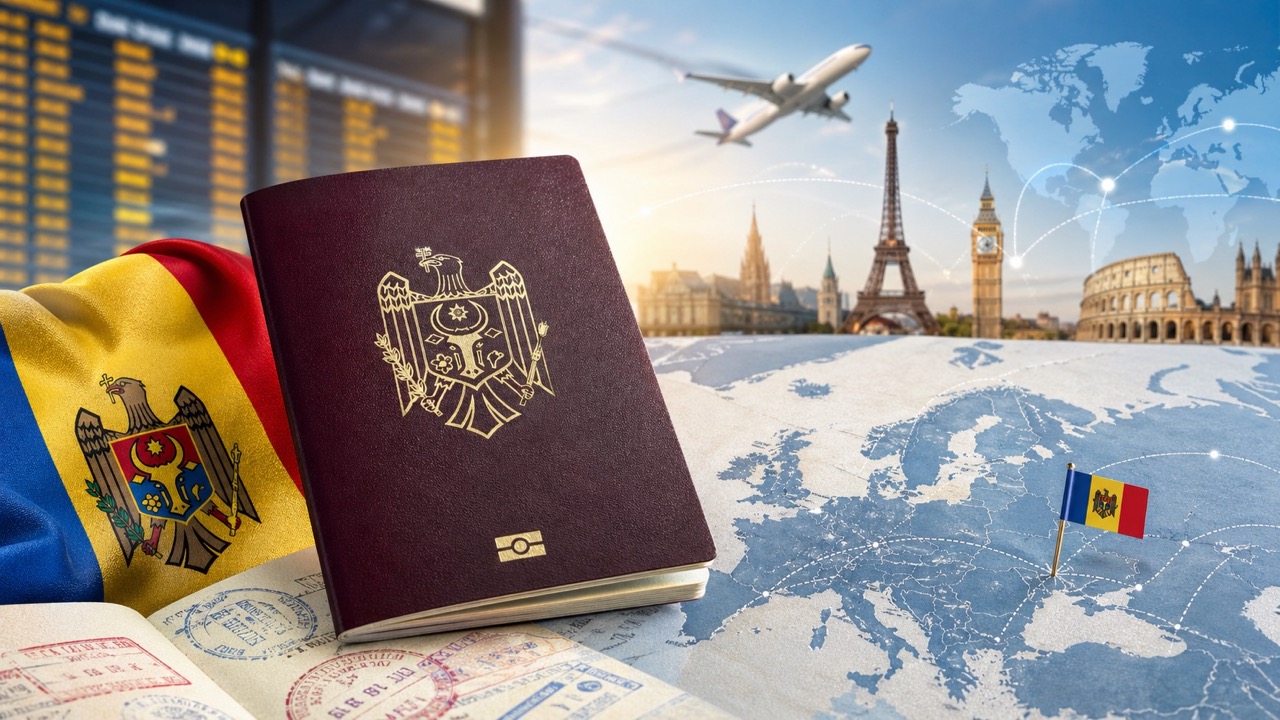Молдова заняла 91-е место в рейтинге силы паспортов 2026. Куда можно поехать без визы, сколько стран открыто и каков список направлений.