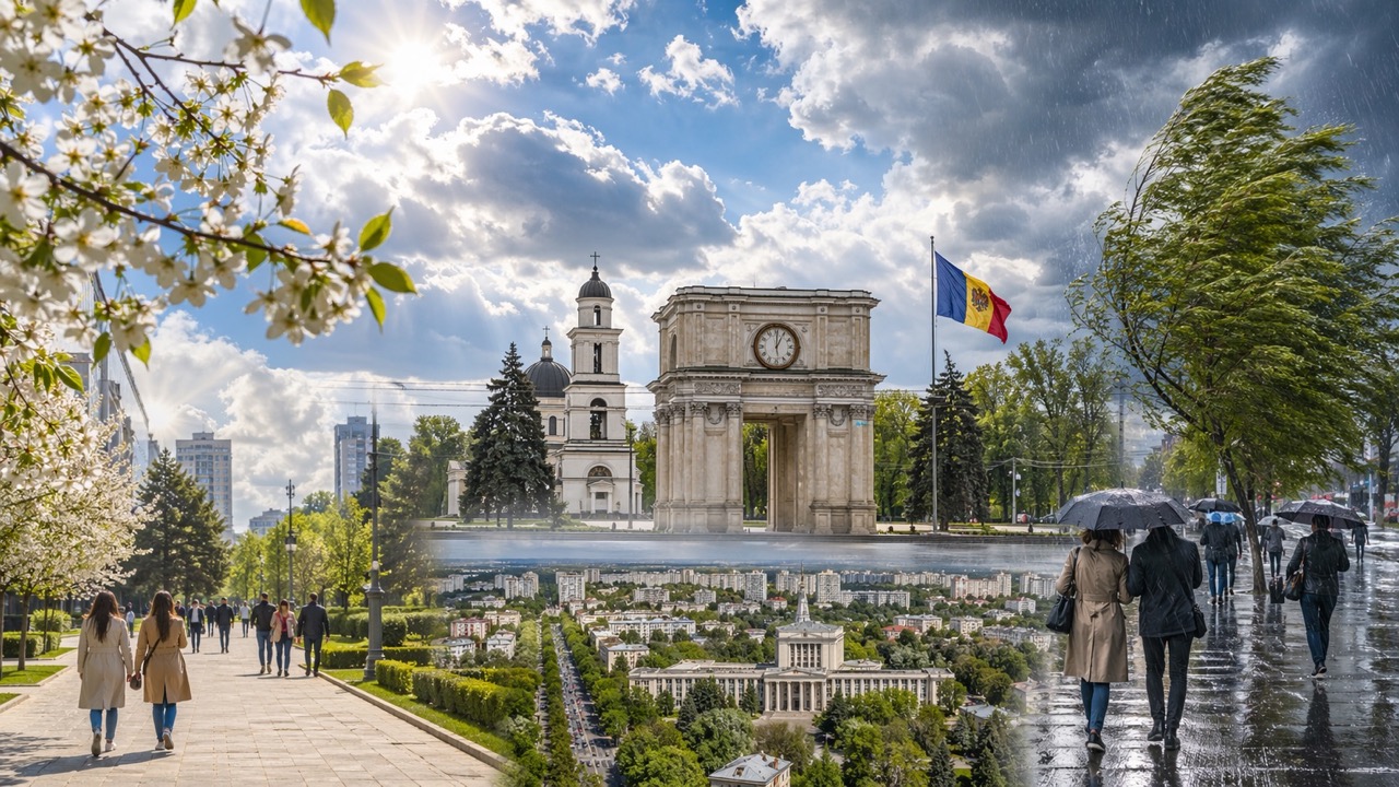 Погода в Молдове на выходные 25 и 26 апреля 2026: таблица по городам, температура, ветер, дожди и советы для поездок.