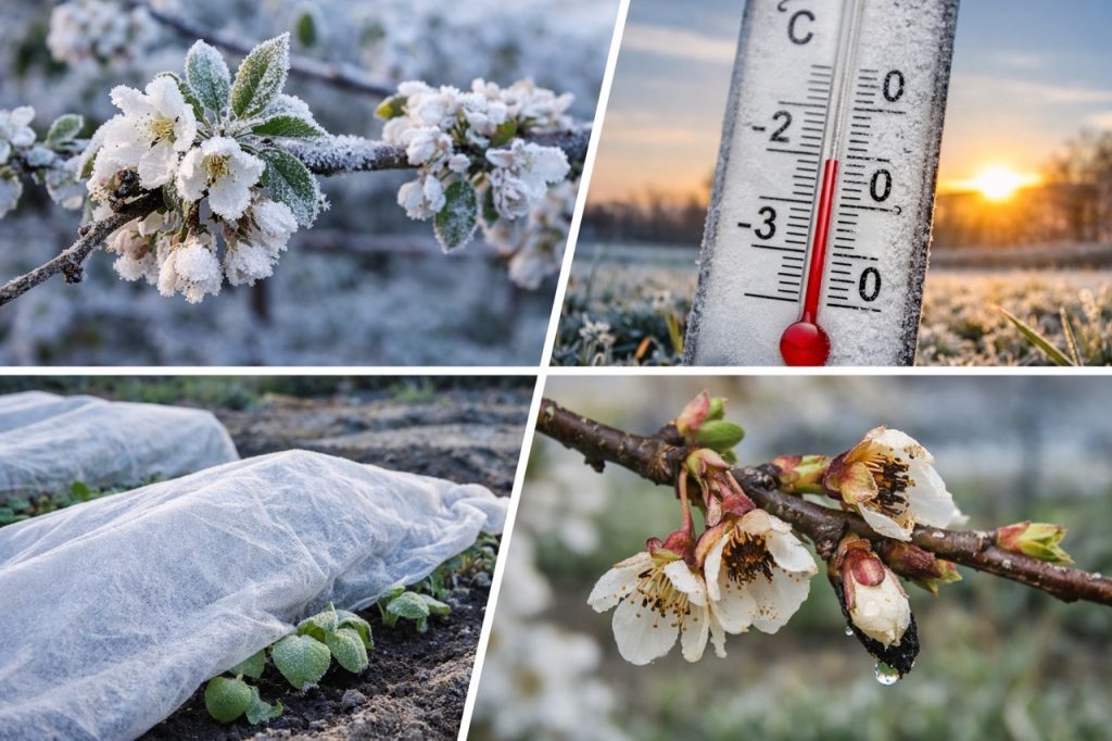 Жёлтый код в Молдове из-за заморозков 13–14 апреля 2026: как холод может повредить сады и будущий урожай