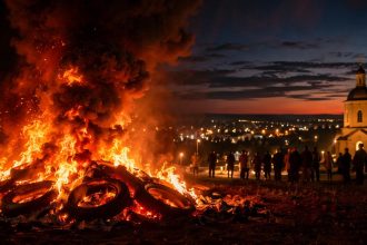 Почему в Молдове на Пасху жгут шины, чем опасен токсичный дым, какой штраф грозит и почему этот обычай не относится к подлинной традиции.