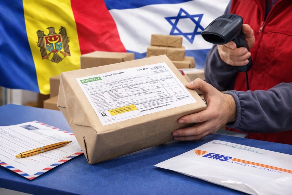 Как отправить письмо или посылку из Молдовы в Израиль в 2026 году и сколько это стоит