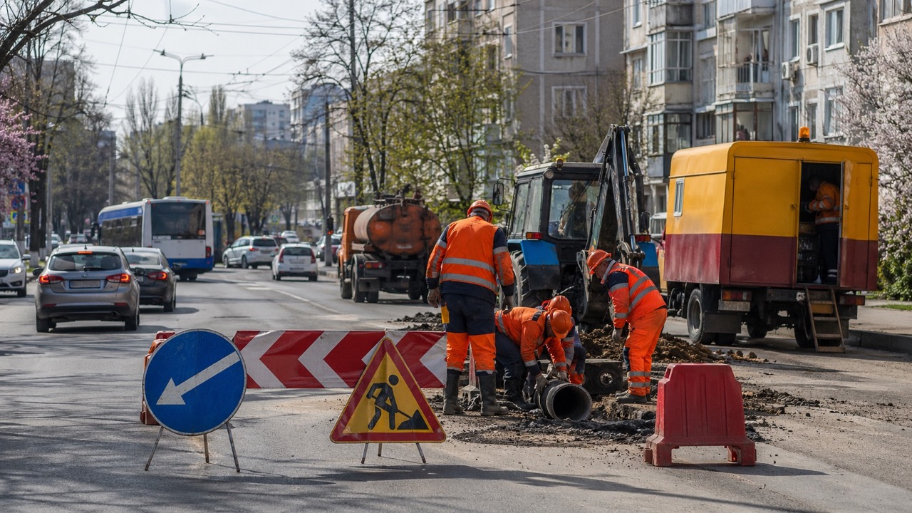 В Кишиневе с 29 апреля по 1 мая перекроют участок улицы Мелестиу из-за ремонта теплотрассы. Автобус №46 временно сократит маршрут.
