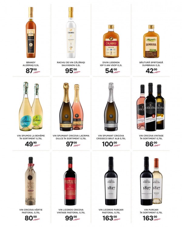 Какой алкоголь можно купить со скидками в Călărași Divin до 30 апреля 2026 года: обзор выгодных предложений