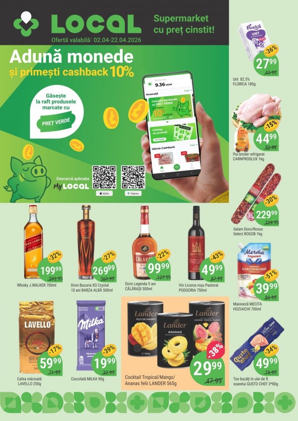 Какие скидки действуют в Local с 2 по 22 апреля 2026 года и что выгодно купить к Пасхе