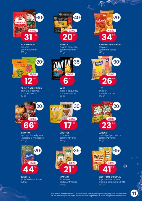 Какая акция в Ocean Fish с 1 по 30 апреля 2026 года и что выгодно купить по скидке до 57%