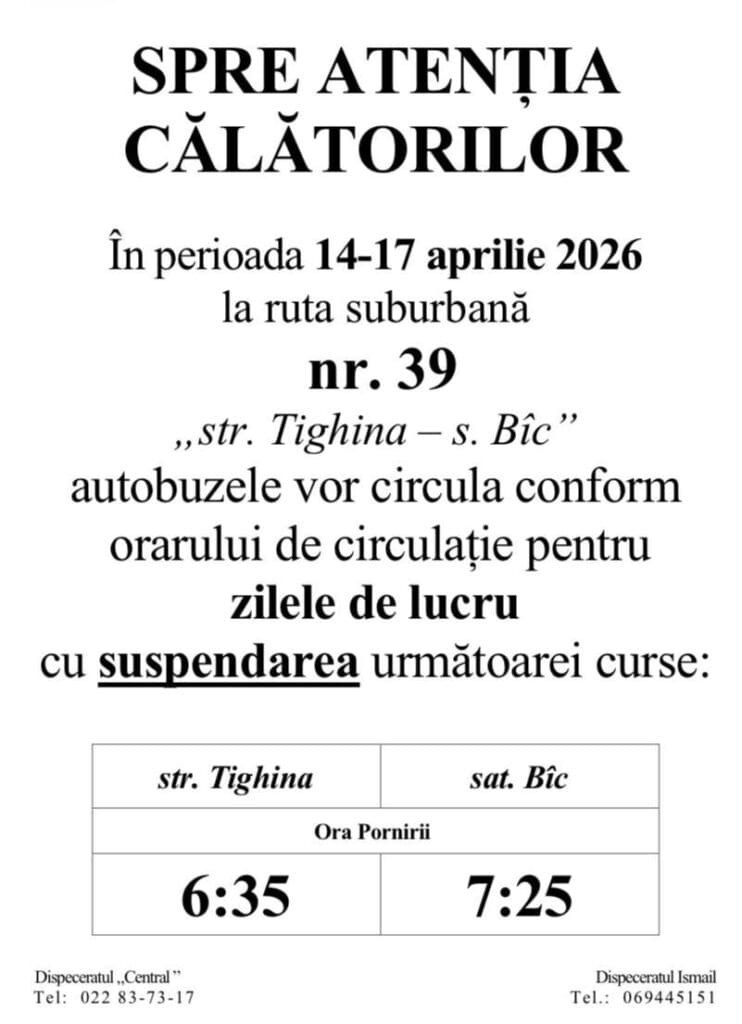 Как изменилось расписание автобусов в Кишинёве ввели на пасхальные каникулы с 14 по 17 апреля 2026 года
