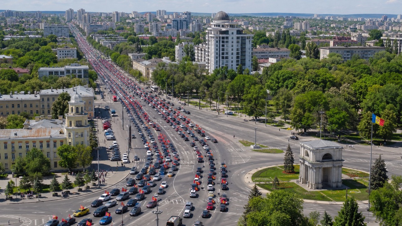 Автопробег «Победа одна на всех» пройдет в Кишиневе 9 мая 2026 года. Где сбор, маршрут, время старта и как принять участие.