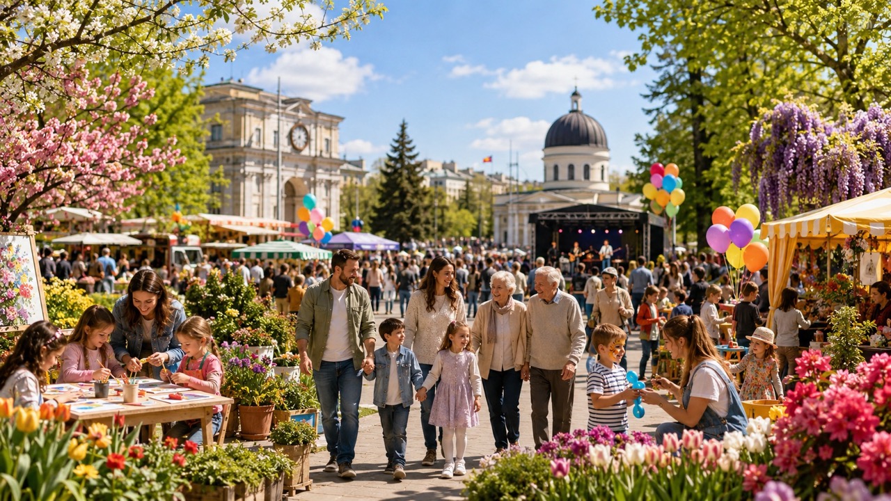 Куда пойти в Кишиневе 16–17 мая 2026 на Международный день семьи: фестивали на ПВНС и в Ботаническом саду, программа для детей и родителей.