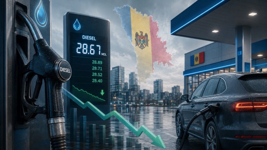 Сколько стоит дизельное топливо в Молдове сегодня, 29 мая 2026 года