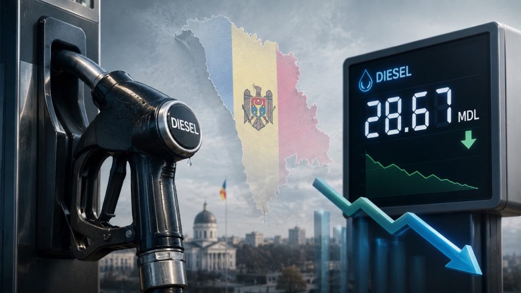 Сколько стоит дизельное топливо в Молдове сегодня, 29 мая 2026 года