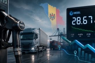 Дизельное топливо в Молдове 29 мая 2026 стоит 28,67 лея за литр. Узнайте цену, динамику, стоимость полного бака и данные НАРЭ.