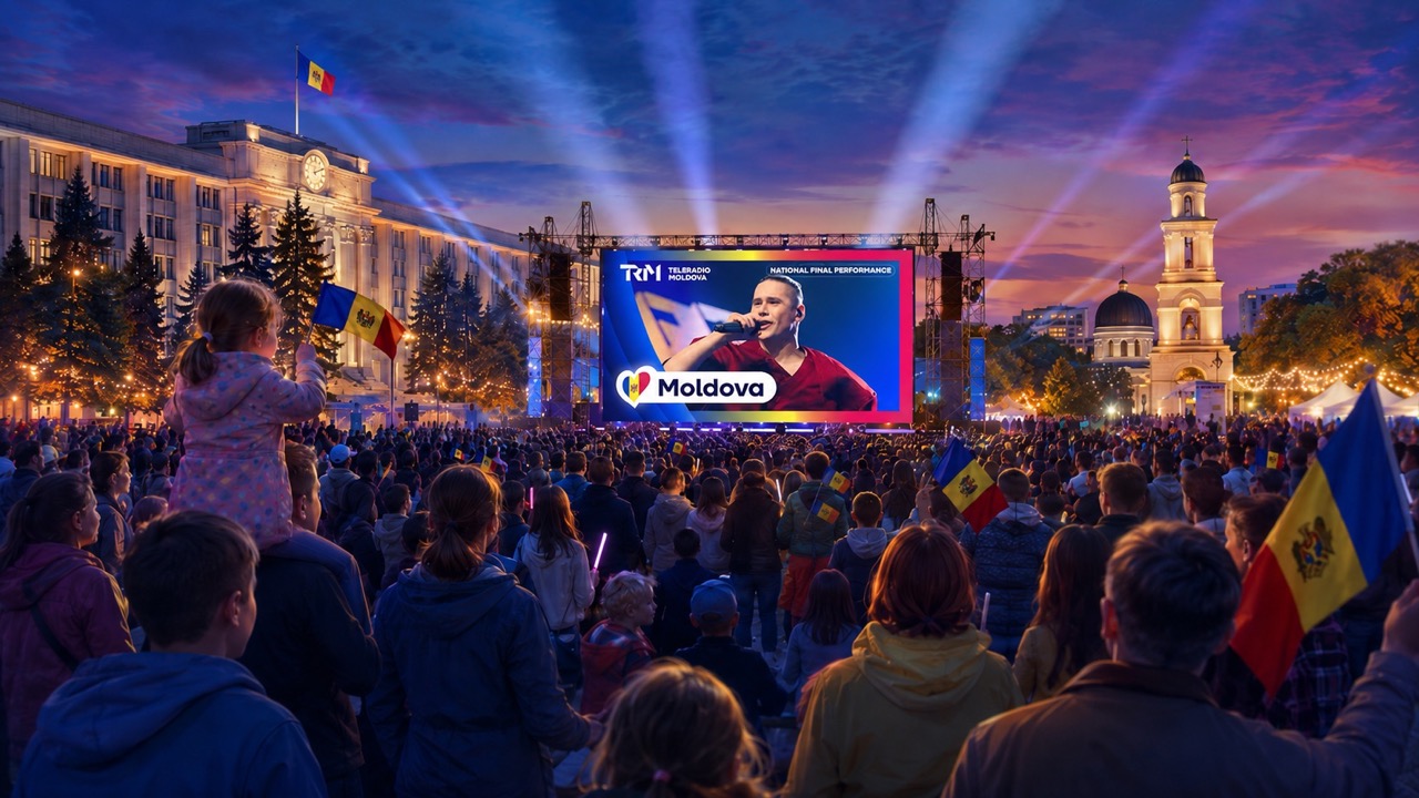 Где смотреть финал Евровидения-2026 в Кишиневе 16 мая: трансляция на ПВНС, время начала, большой экран, Moldova 1 и участник Satoshi.