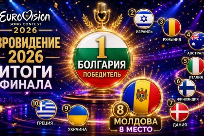 Кто выиграл Евровидение 2026, какое место заняла Молдова, сколько баллов получил Satoshi и кто вошел в первую десятку финала.