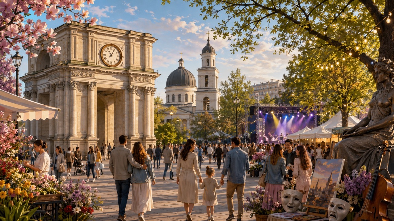 Куда пойти в Кишинёве 9–10 мая 2026: афиша праздников, День Европы, Мемориал «Вечность», концерты, театр, спорт и семейные события.