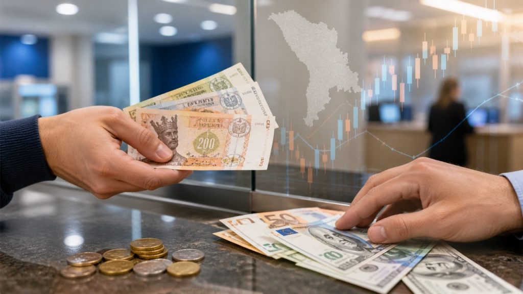Какой курс валют сегодня, 6 мая 2026, в банках и обменных пунктах Молдовы
