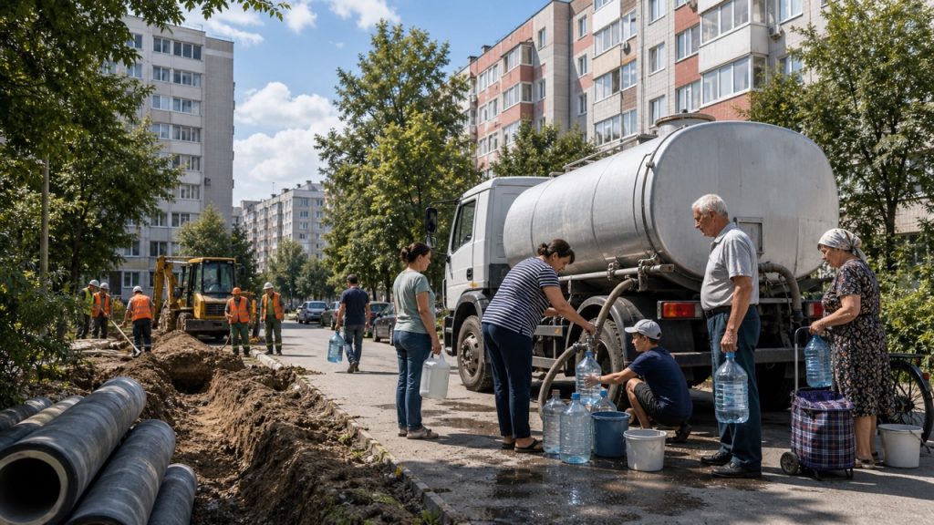 Почему нет воды в Кишинёве 5 мая 2026 года и какие адреса попали под отключение