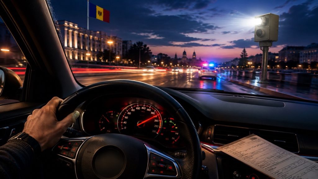 Какие штрафы за превышение скорости действуют в Молдове в 2026 году