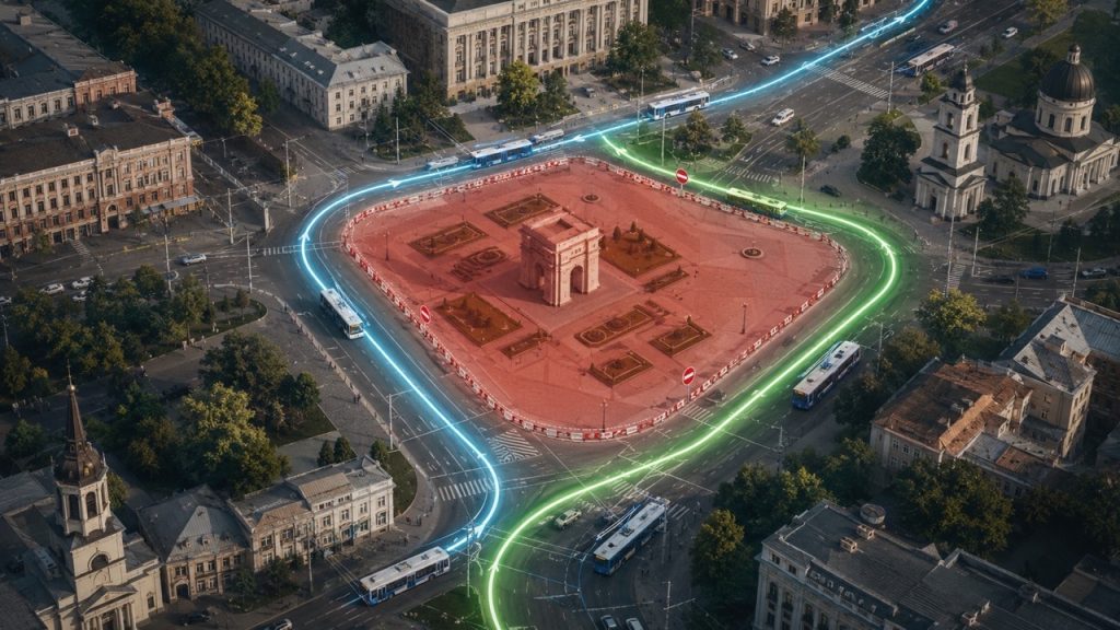 Как будут ходить автобусы и троллейбусы в центре Кишинева с 8 по 10 мая 2026: новые объездные маршруты