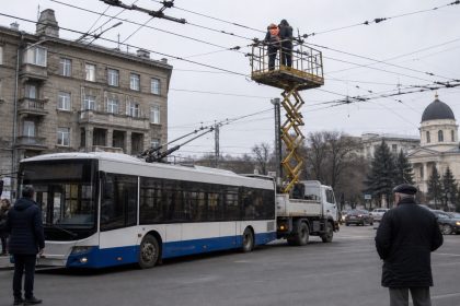 Авария на контактной сети в центре Кишинёва 4 мая изменила маршруты троллейбусов №3, №4 и №29. Что известно пассажирам сегодня.