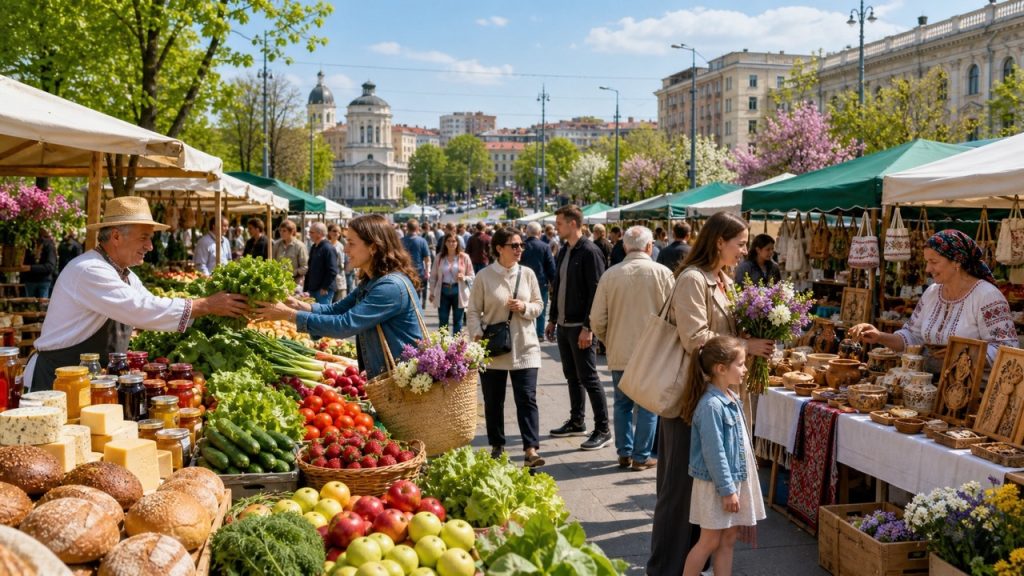 Какие ярмарки местных производителей пройдут в Кишиневе 2 и 3 мая 2026 года