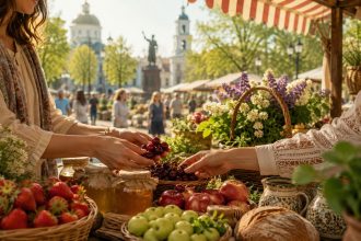Ярмарки местных производителей в Кишиневе 16 и 17 мая 2026: адреса, товары, сезонные продукты, мед, ягоды и советы покупателям.