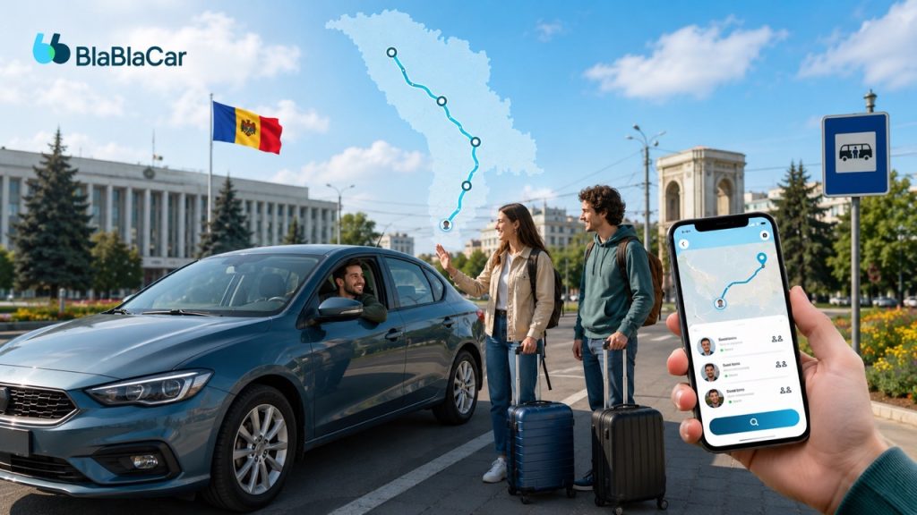BlaBlaCar в Молдове: как будет работать сервис попутчиков и когда его запостят