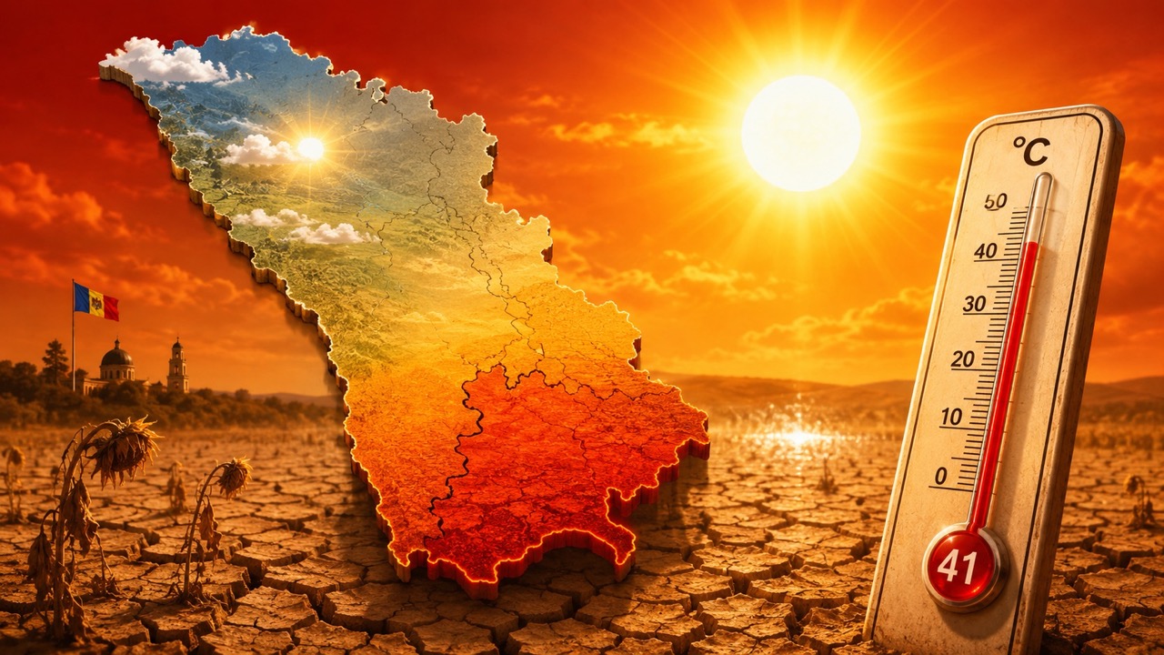 Погода в Молдове 30 июня: красный код жары на юге, до +41°C, предупреждения синоптиков, советы при сильном зное для всех жителей РМ.