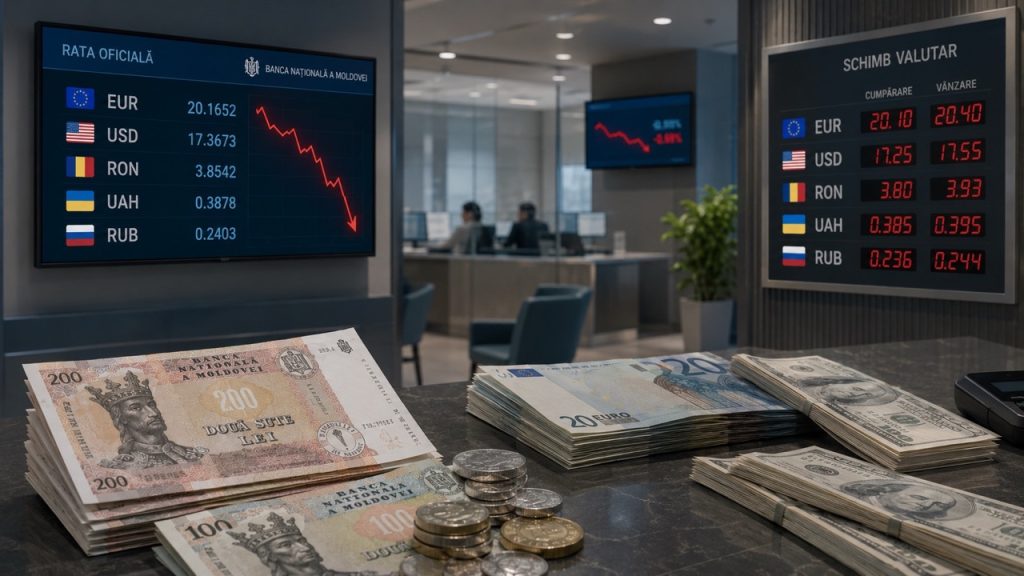 Какой курс валют на 17 июня 2026 в Молдове и в чем разница между официальным и рыночным курсом