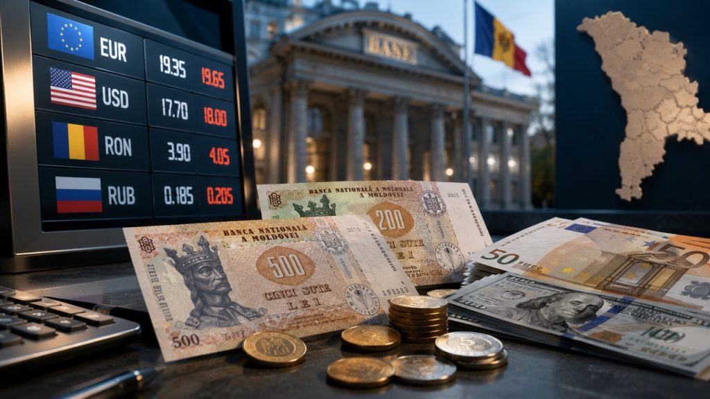 Какой курс валют на сегодня 10 июня 2026 в банках и обменных пунктах Молдовы