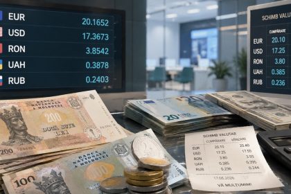 Курс валют в Молдове на 17 июня 2026: евро, доллар, румынский лей, гривна и рубль. Чем официальный курс НБМ отличается от обменного.