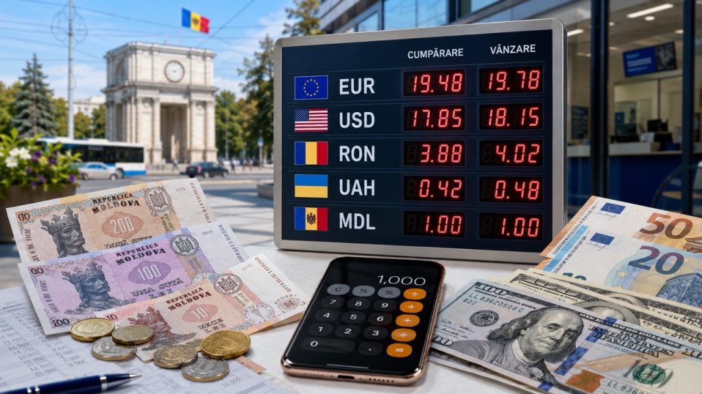 Какой курс валют в Молдове сегодня, 23 июня 2026 года