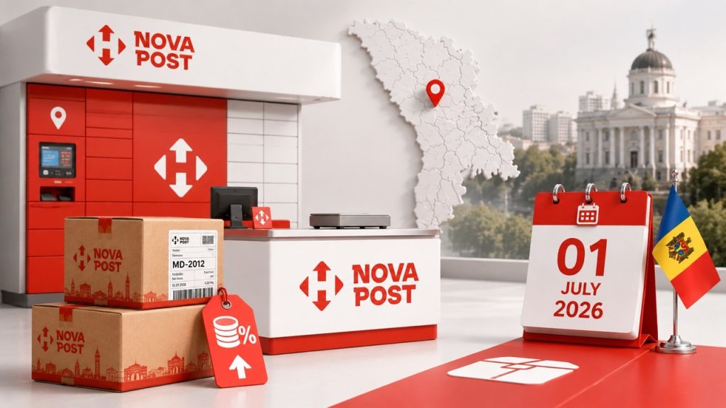 Сколько теперь стоит отправить посылку Nova Post по Молдове с 1 июля 2026 года