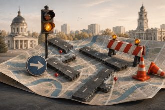 В Кишинёве в июне 2026 действуют ограничения движения: Петру Мовилэ, Мирона Костина, Николае Димо, Соколены и другие улицы.