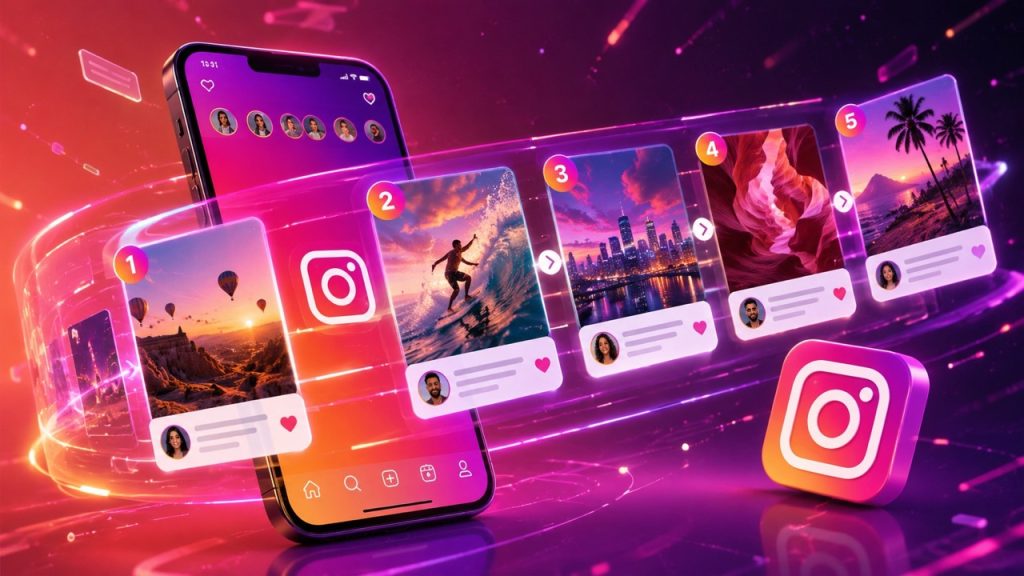 Как добавить отдельную подпись к каждому фото в карусели Instagram и кому это нужно