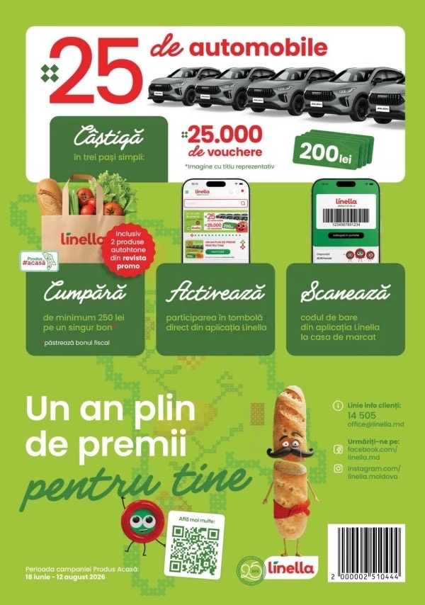 Акция Linella «Preț redus pentru tine» с 18 июня по 1 июля 2026: на что скидки до -53%