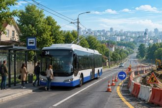 Троллейбус №34 из Трушен и Думбравы временно изменил маршрут в сторону Кишинева из-за ремонта дороги. Схема движения и советы пассажирам.