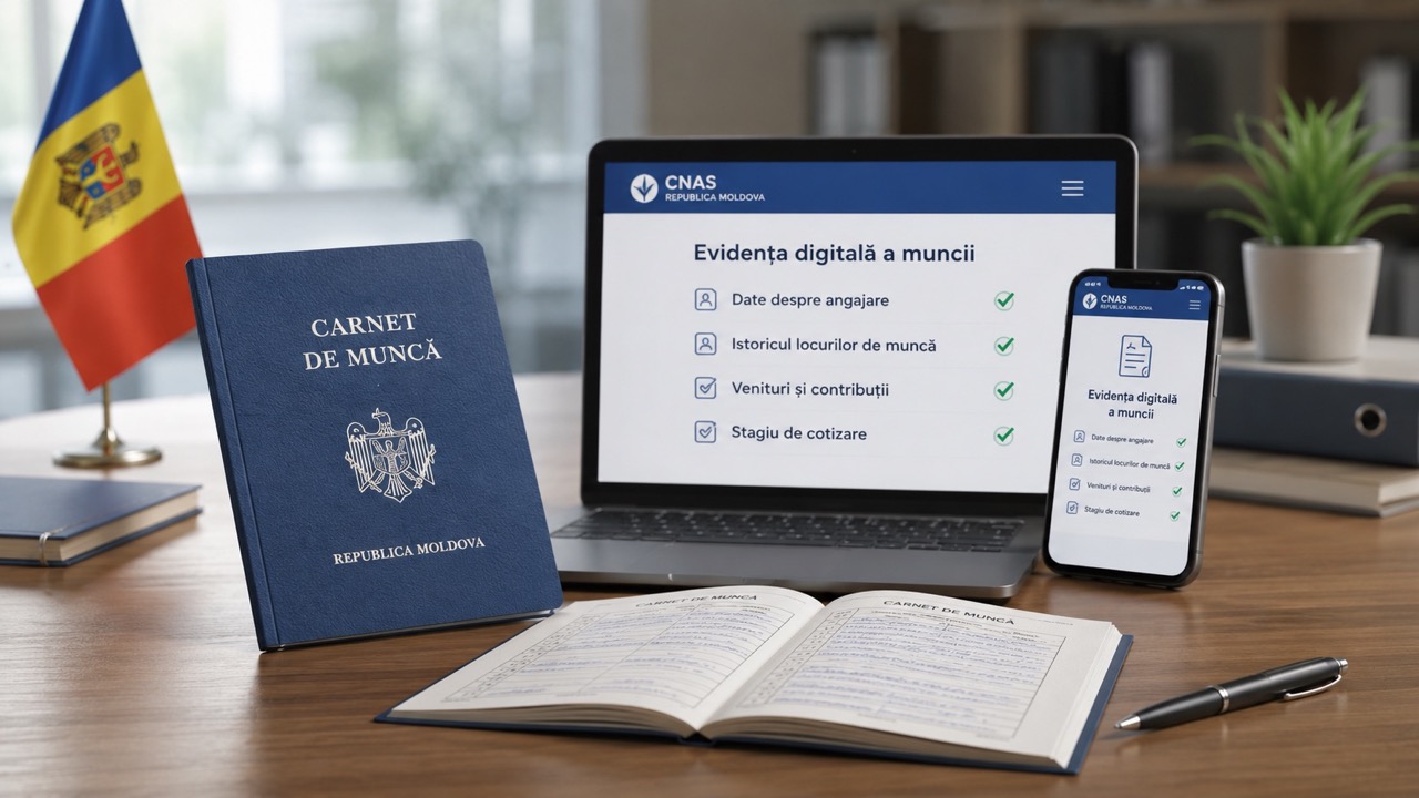 Что такое Carnet de munca в Молдове 2026 (трудовая книжка Молдовы): чем отличается от электронной, где найти, куда обратиться, контакты.