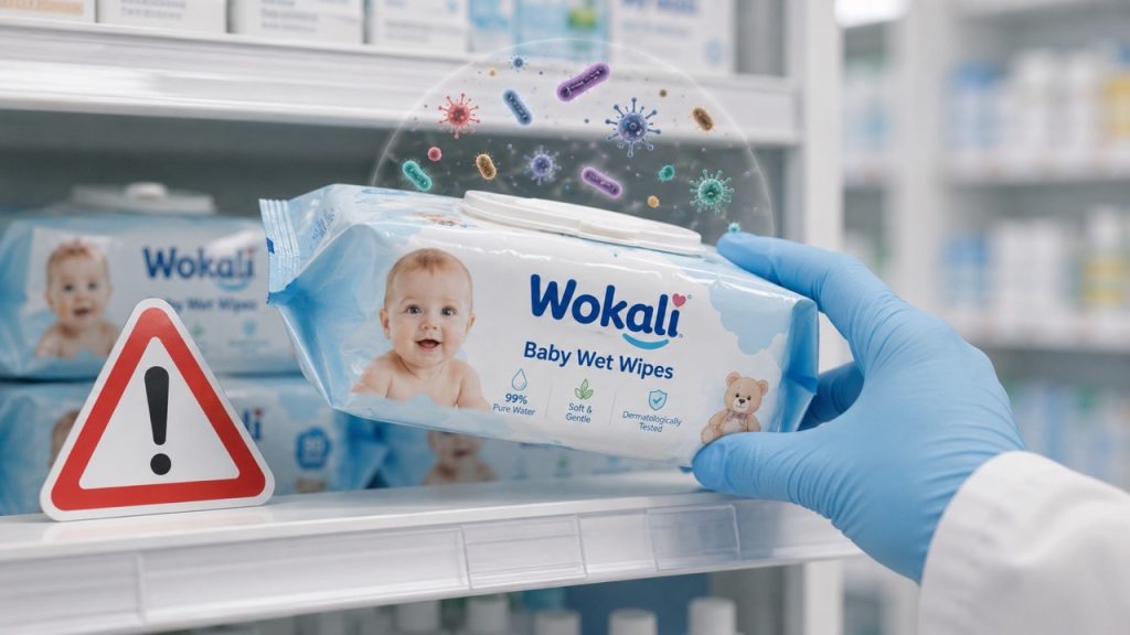 Детские салфетки Wokali отзывают в Молдове: как определить опасную партию