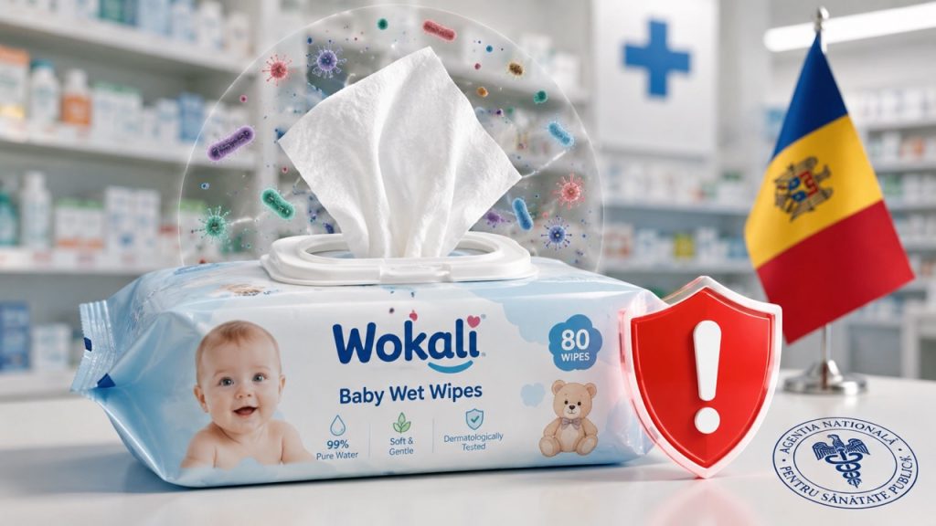 Детские салфетки Wokali отзывают в Молдове: как определить опасную партию