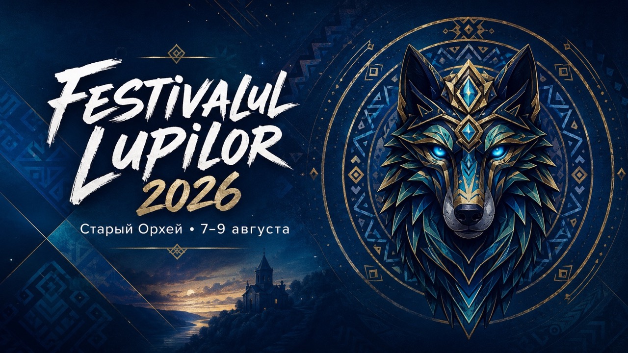 Festivalul Lupilor 2026 в Старом Орхее 7–9 августа. Узнайте программу по дням, список артистов, цены билетов, кемпинг и правила входа.