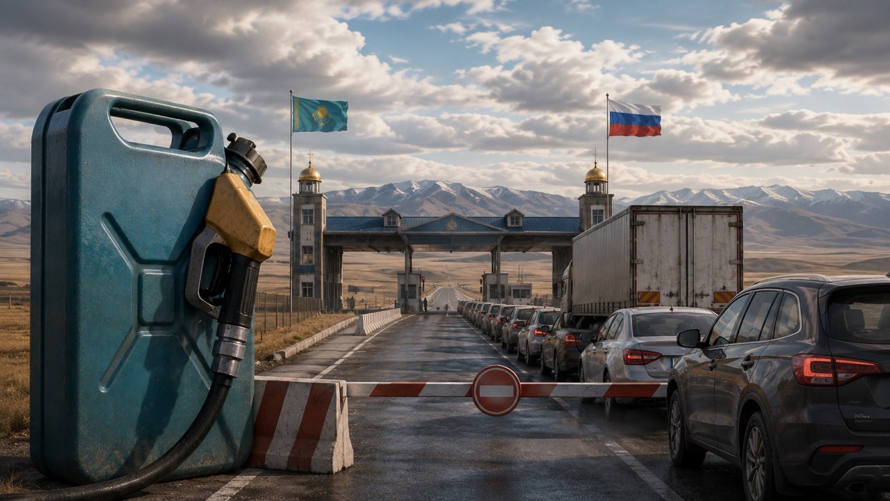 Казахстан ограничил въезд автомобилей из России до одного раза в сутки из-за дефицита топлива, роста спроса на ГСМ и риска серого вывоза.