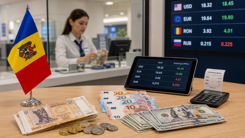 Курс валют в Молдове на 20 июля 2026: евро, доллар, гривна и румынский лей. Сравнение котировок НБМ, банков и обменников Кишинева сегодня.