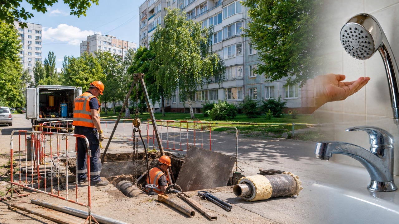Горячую воду на Рышкановке отключат 3–7 августа 2026 года. Смотрите полный список адресов, причины работ и телефоны Termoelectrica.