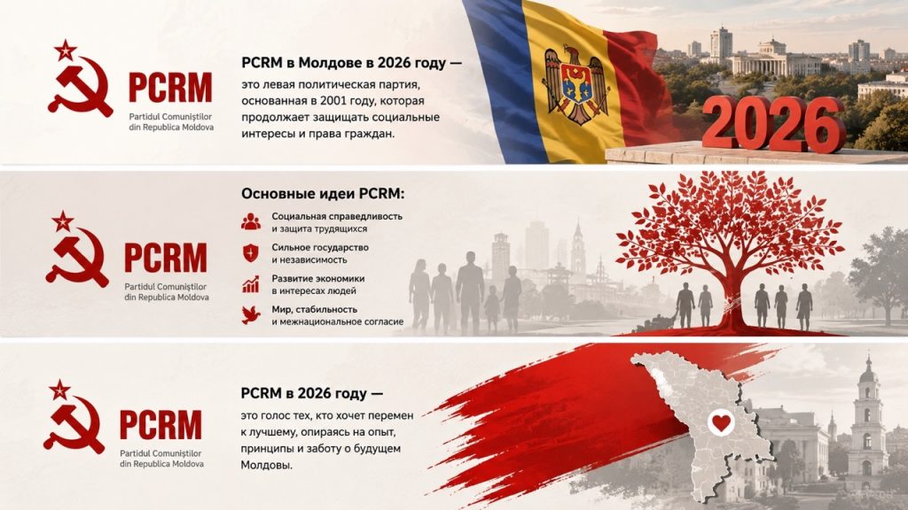 PCRM в Молдове 2026: что это за партия и какая у неё роль