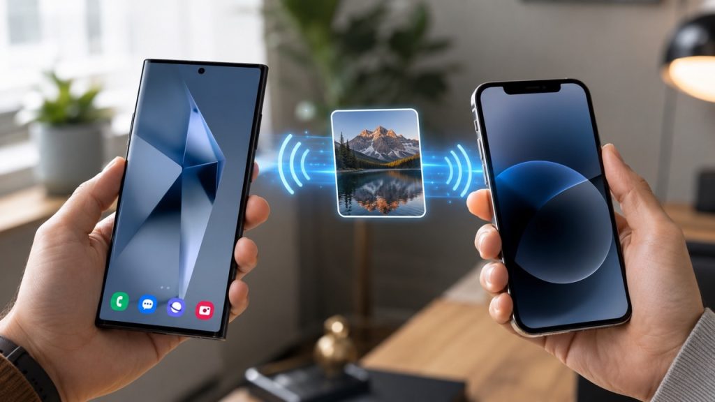 Samsung разрешила передавать файлы на iPhone без сторонних приложений: как работает аналог AirDrop