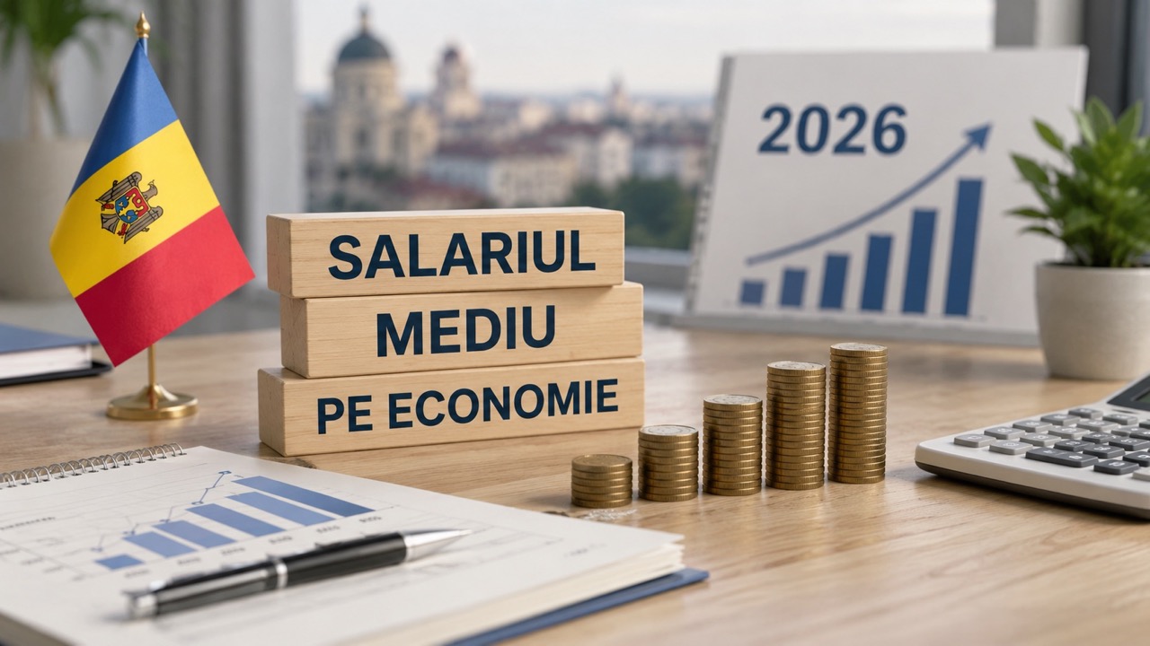 Что такое salariul mediu pe economie в Молдове 2026 (средняя зарплата по экономике): как рассчитывает, где используется показатель.
