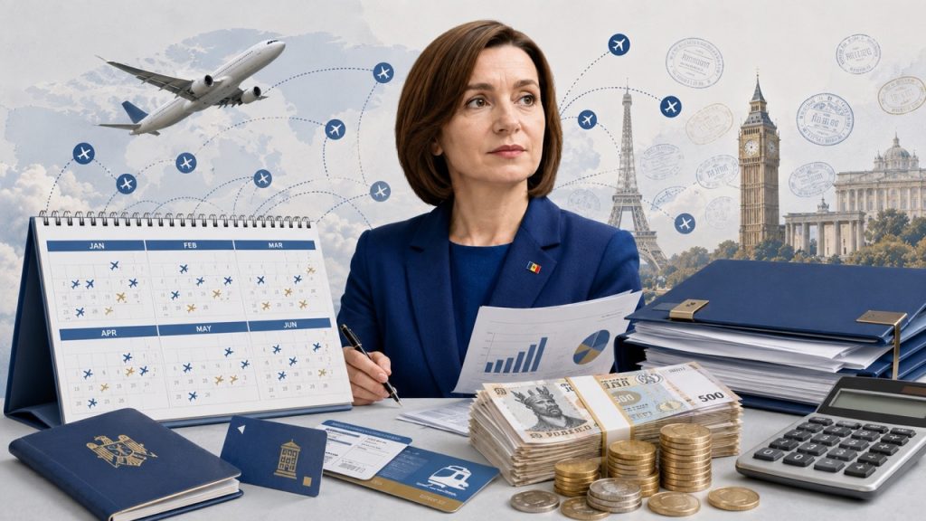 Куда летала Майя Санду в 2026 и во сколько это обошлось бюджету Молдовы