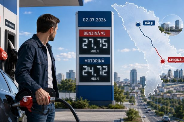 Цены на топливо в Молдове 2 июля 2026: бензин 95, дизель и GPL по АЗС Кишинева и Бельц, официальные лимиты ANRE и минимальные тарифы.