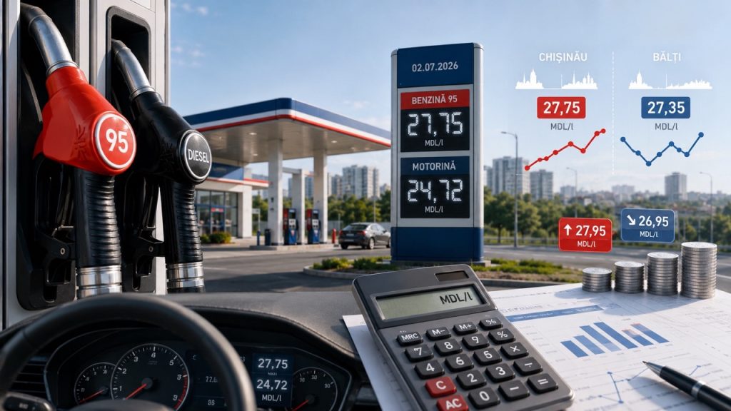 Почём топливо в Молдове сегодня 2 июля 2026: обзор по АЗС Кишинева и Бельц